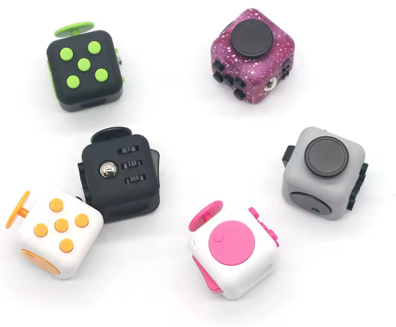 Solid Color Fidget Decompression Dice