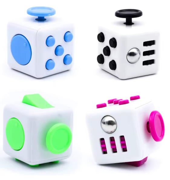 Solid Color Fidget Decompression Dice